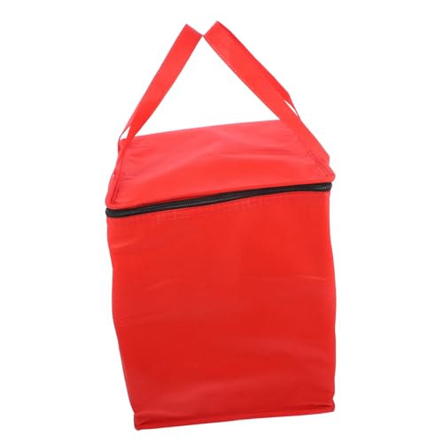 Hohopeti Isolierte Picknicktasche Kühlboxen für Lunchboxen -Liefertasche Kühler Handtasche tragbarer kühlbox Aufbewahrungstasche für Thermotasche zum Mitnehmen Stoff rot von Hohopeti