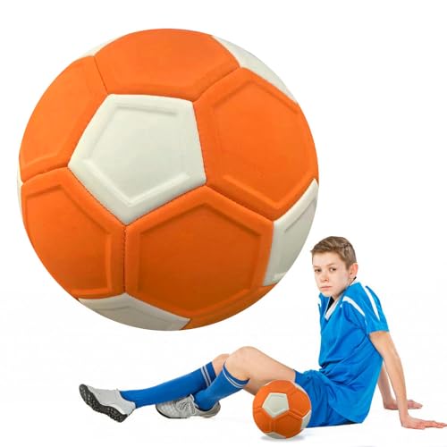 Hojalis Fussball Curve Ball, Curve Ball Fussball Größe 5, Curve Soccer Ball, Fußball Kurvenball Für Kinder, Eva Gummi Swerve Ball Fußball, Kinder Fußball Ball Kleiner Sportball Spaß für 5–15-Jährige Hojalis Fussball Curve Ball, Curve Ball Fussball Größe 5, Curve Soccer Ball, Fußball Kurvenball Für Kinder, Eva Gummi Swerve Ball Fußball, Kinder Fußball Ball Kleiner Sportball Spaß für 5–15-Jährige von Hojalis