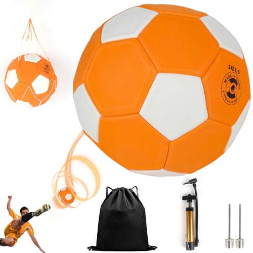 Hojalis Fußball Curve Ball, Curve Ball Fussball Größe 5, Eva Gummi Swerve Ball Fußball, Flexibler Fußball Kurvenball für Kinder, Kinderfussball für Outdoor Spiele Geschenk für Kinder Hojalis Fußball Curve Ball, Curve Ball Fussball Größe 5, Eva Gummi Swerve Ball Fußball, Flexibler Fußball Kurvenball für Kinder, Kinderfussball für Outdoor Spiele Geschenk für Kinder von Hojalis