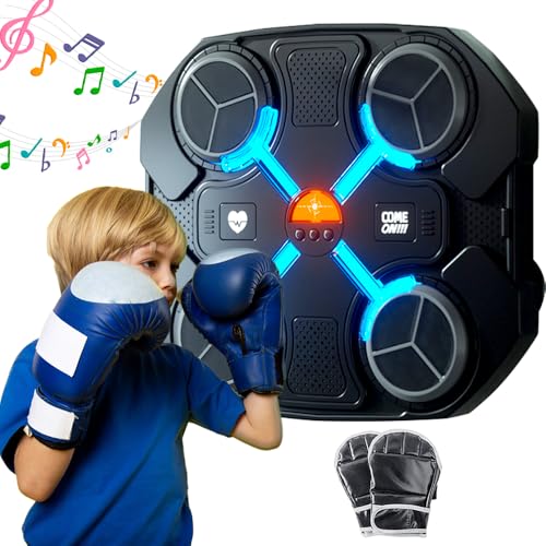 Hojalis Music Boxing Machine, Bluetooth Boxmaschine mit Musik,Music Boxing Machine Kinder,Box Maschine mit LED Licht,Interaktiver Wandmontierter Trainer,Elektronische Boxen Trainer Geschenk für Kinder Hojalis Music Boxing Machine, Bluetooth Boxmaschine mit Musik,Music Boxing Machine Kinder,Box Maschine mit LED Licht,Interaktiver Wandmontierter Trainer,Elektronische Boxen Trainer Geschenk für Kinder von Hojalis