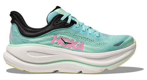 hoka bondi 9 running schuh blau pink women von Hoka One One