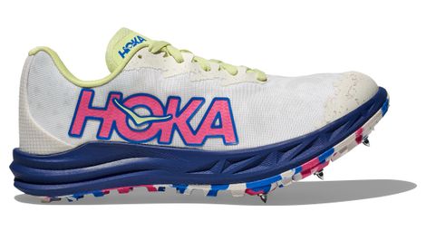hoka crescendo xc leichtathletikschuhe weis blau pink unisex hoka crescendo xc leichtathletikschuhe weis blau pink unisex von HOKA