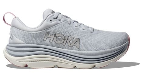 hoka gaviota 5 runningschuhe blau rosa damen von Hoka One One