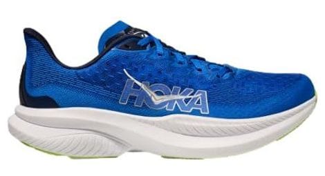 hoka mach 6 running schuhe blau weis herren von Hoka One One