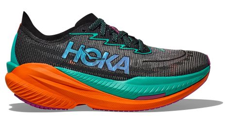 hoka mach x 2 running schuhe schwarz grun orange herren von Hoka One One