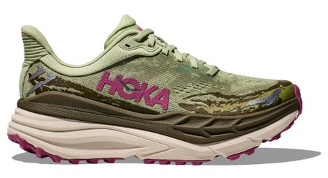 hoka one one stinson 7 khaki trailrunning schuh women von Hoka One One