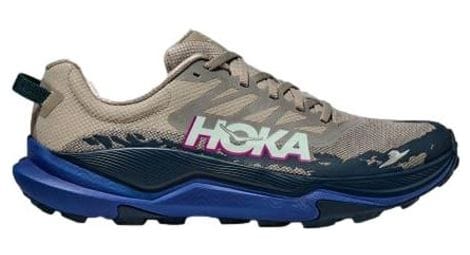 hoka torrent 4 beige blau herren trailrunning schuhe von HOKA