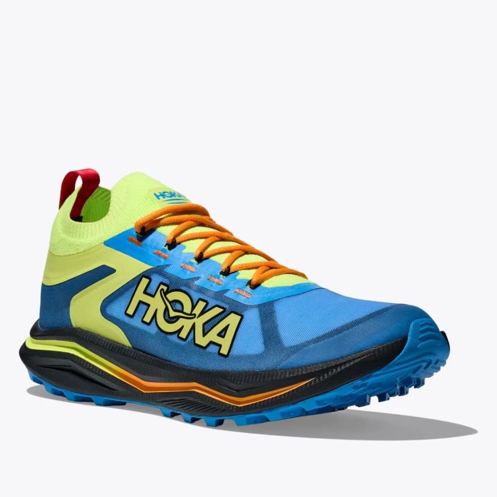 Hoka Zinal 2 Trail Running Shoes Blau EU 41 1/3 Mann von Hoka