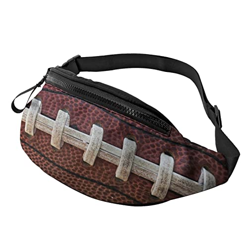 Bauchtasche verstellbare Gürteltasche Multifunktionale Fanny Pack Sport Bag American Football Schnürsenkel für Reisen Laufen, Wandern, Klettern 35 x 14 cm von Hokdny