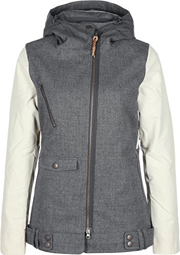 Holden Damen Moto Snowboard Jacke, grau meliert, S EU Holden Damen Moto Snowboard Jacke, grau meliert, S EU von Holden
