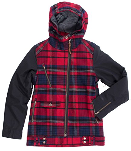 Holden Damen Moto Snowboard Jacke, schwarz rot, S EU Holden Damen Moto Snowboard Jacke, schwarz rot, S EU von Holden