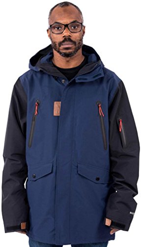 Holden Herren Matteson Snowboard Jacke, schwarz blau, S EU Holden Herren Matteson Snowboard Jacke, schwarz blau, S EU von Holden