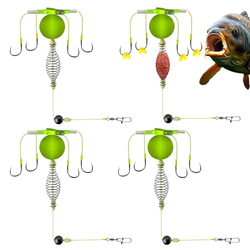 Holdes Karpfen -Rig, Karpfenfischereisen - Karpfenfischerei Ausrüstung 4X - Welsköderhalter, Sport- und Freizeitaccessoires im Freien für Welsforellen Bass Octopus Holdes Karpfen -Rig, Karpfenfischereisen - Karpfenfischerei Ausrüstung 4X - Welsköderhalter, Sport- und Freizeitaccessoires im Freien für Welsforellen Bass Octopus von Holdes