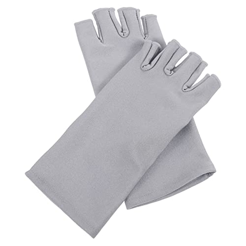 Holibanna 1 Paar Outdoor Sonnenschutzhandschuhe Für Damen Fingerlose Handschuhe Flexible Handschuhe Für Radfahren Fahren Sommerhandschuhe Maniküre Handschuhe UV Schutzhandschuhe von Holibanna