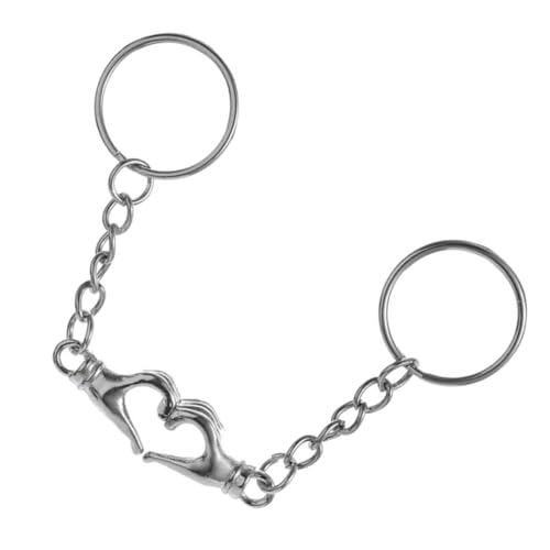 Holibanna 1 Paar Paar Schlüsselanhänger Beutel Karabiner kollegen famaliguy Damen-geldbörsen Damen geldbörse Tasche hängende Dekoration Anhänger Tasche Schlüsselanhänger Zinklegierung Silver von Holibanna