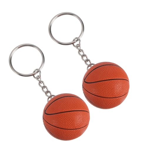 Holibanna 2 Stück Schlüsselanhänger Basketball Aus Robustem Kreative Taschenanhänger Mit Einzigartigem Design Ideal Oder Zur Personalisierung Von Schlüsselbunden von Holibanna