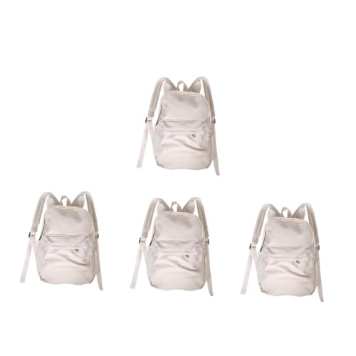 Holibanna 4 Stück Mädchenrucksack Rucksäcke Für Mädchen Kawaii Rucksack Creme Rucksack Süßer Mädchenrucksack Kinderrucksäcke Für Mädchen Rucksäcke Für Die Schule Buchbag Segeltuch von Holibanna