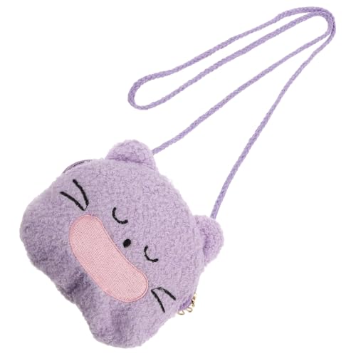 Holibanna Kawaii Katze Plüsch Umhängetasche Niedliche Handtasche Für Kleine Mädchen Plüschtier Umhängetasche Kawaii Katze Geldbörse Weiche Umhängetasche Für Kinder von Holibanna