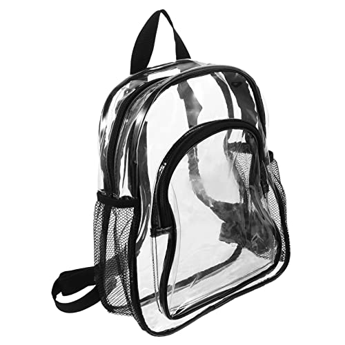 Holibanna Klarer Rucksack Aus PVC Transparenter Rucksack Für Sport Schule Und Freizeit Robuster Leichter Und üßer Backpack Für Erwachsene Und von Holibanna