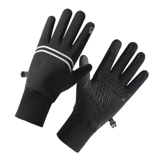 Holibanna Outdoor Winterhandschuhe Für Herren Und Damen Winddichte Wasserabweisende Und rutschfeste Sporthandschuhe Für Radfahren Laufen Und Andere Winteraktivitäten Größe L von Holibanna