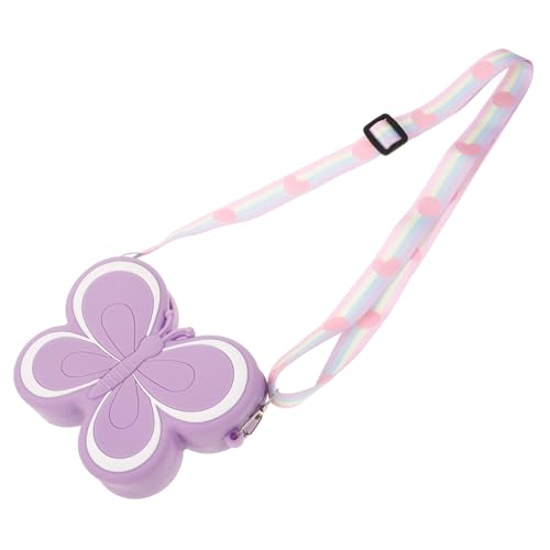 Holibanna Umhängetasche geldbörse kleine Handtasche kindergeldbeutel Kinderrucksack kindertasche Taschen Plüsch Funky Aufbewahrungstasche für Mädchen Münzbeutel aus Silikon Kieselgel Violett Holibanna Umhängetasche geldbörse kleine Handtasche kindergeldbeutel Kinderrucksack kindertasche Taschen Plüsch Funky Aufbewahrungstasche für Mädchen Münzbeutel aus Silikon Kieselgel Violett von Holibanna