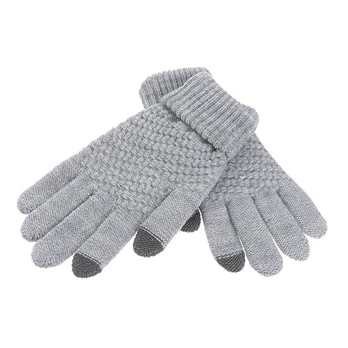 Holibanna Wollgestrickte Touchscreen Handschuhe Für Handys Und Tablets Winterhandschuhe Perfekt Für Die Nutzung Von Smartphones Und Tablets von Holibanna