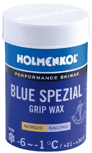 Holmenkol Unisex – Erwachsene Grip Steigwachs, Blue Spezial, 45 Gramm von Holmenkol