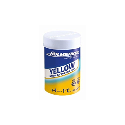 Holmenkol Unisex – Erwachsene Grip Skiwachs, Yellow, 45 Gramm Holmenkol Unisex – Erwachsene Grip Skiwachs, Yellow, 45 Gramm von Holmenkol