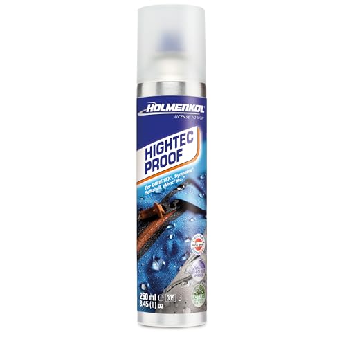 Holmenkol HighTec Proof, 250 ml, Hochleistungs-Imprägnierspray für Funktionskleidung, Outdoor-Bekleidung & Membranen, Wasser- & schmutzabweisend, atmungsaktiv Holmenkol HighTec Proof, 250 ml, Hochleistungs-Imprägnierspray für Funktionskleidung, Outdoor-Bekleidung & Membranen, Wasser- & schmutzabweisend, atmungsaktiv von Holmenkol