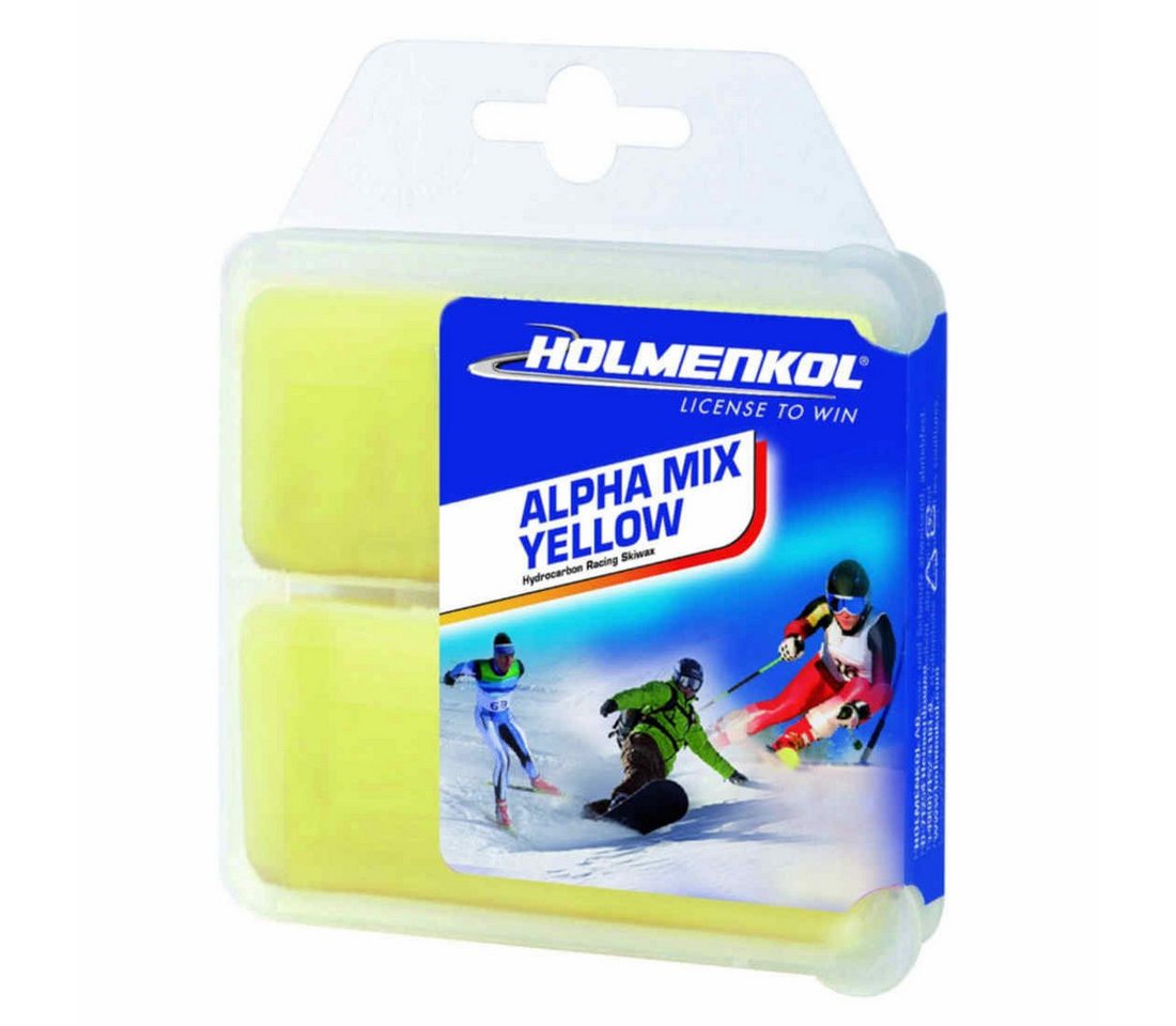 Holmenkol Ski Alphamix Yellow 2x35g gelb von Holmenkol