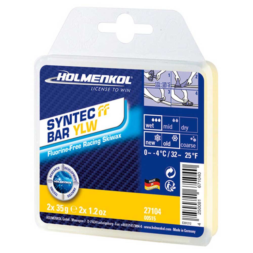 Holmenkol Syntec Ff Bar 0°c/-4°c 2x35 Gr Wax Gelb Holmenkol Syntec Ff Bar 0°c/-4°c 2x35 Gr Wax Gelb von Holmenkol