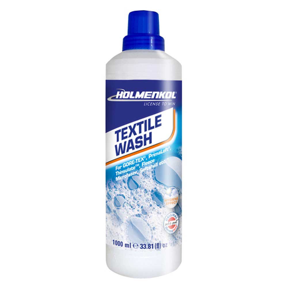 Holmenkol Textile Apparel Wash 1000ml Blau  Mann von Holmenkol