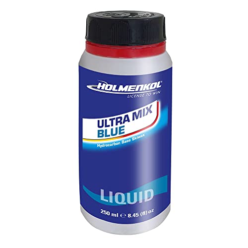 Holmenkol Unisex – Erwachsene Ultramix Liquid Wax 250 ml, Blue-Cold, Einheitsgröße von Holmenkol