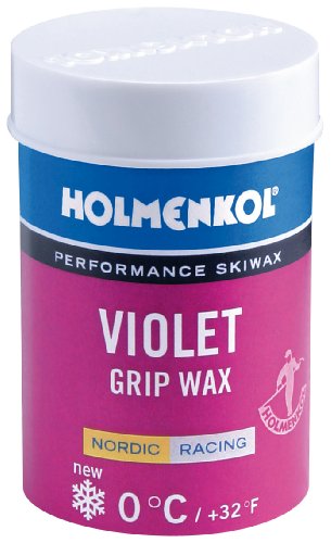 Holmenkol Unisex – Erwachsene Grip Skiwachs, Violet, 45 Gramm von Holmenkol