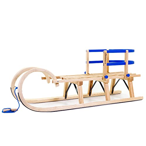 HolzFee Baran E 115 Hörnerschlitten Holz Esche Schlitten | mit Kinder Rückenlehne HolzFee Baran E 115 Hörnerschlitten Holz Esche Schlitten | mit Kinder Rückenlehne von Holzfee