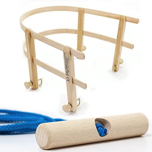 HolzFee Schlitten-Zubehör-Set | Schlittenleine + Schlittenlehne | Lehne + Leine | Kinderlehne HolzFee Schlitten-Zubehör-Set | Schlittenleine + Schlittenlehne | Lehne + Leine | Kinderlehne von HolzFee