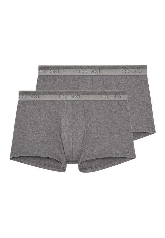 Hom Retro Boxer 2er Pack Classic (Spar-Set, 2-St) Hipster Short / Pant - Baumwolle - ohne Eingriff - Atmungsaktiv von Hom