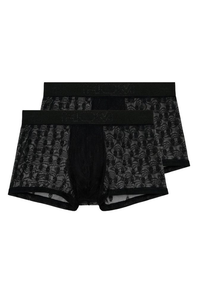 Hom Retro Boxer 2er Pack Dark (Spar-Set, 2-St) Retro Short / Pant - Ohne Eingriff - Blickdicht von Hom