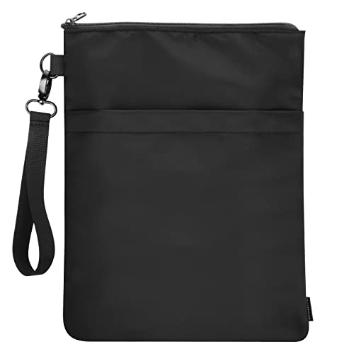 Buchhüllen mit Reißverschluss, Reisebuch-Schutztasche für Taschenbücher und Hardcover-Bücher, Buchumschläge, Tragetaschen, Tragetasche mit Fronttasche und Griffschlaufe für Buchliebhaber, waschbar, Buchhüllen mit Reißverschluss, Reisebuch-Schutztasche für Taschenbücher und Hardcover-Bücher, Buchumschläge, Tragetaschen, Tragetasche mit Fronttasche und Griffschlaufe für Buchliebhaber, waschbar, von Homakover