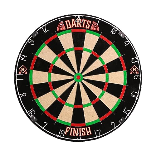 HOME DELUXE - Dartscheibe Finish - Maße: 45 x 45 x 4 cm, Farbe: Rot, Grün, Schwarz, inkl. 6 Darpfeilen und Aufhängung I Dartboard Wurfscheibe Dartpfeile HOME DELUXE - Dartscheibe Finish - Maße: 45 x 45 x 4 cm, Farbe: Rot, Grün, Schwarz, inkl. 6 Darpfeilen und Aufhängung I Dartboard Wurfscheibe Dartpfeile von Home Deluxe
