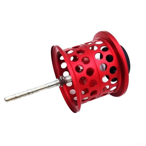 Angelrolle, Aluminiumlegierung, leichte Angelrolle, geeignet für Ködergewicht 1,5–15 g (rot) von Homefurnishmall