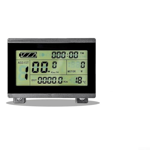 Display, E-Bike-Display, Fahrrad-LCD-Display mit wasserdichtem Bedienfeldanschluss für Fahrrad-Modifikation von Homefurnishmall