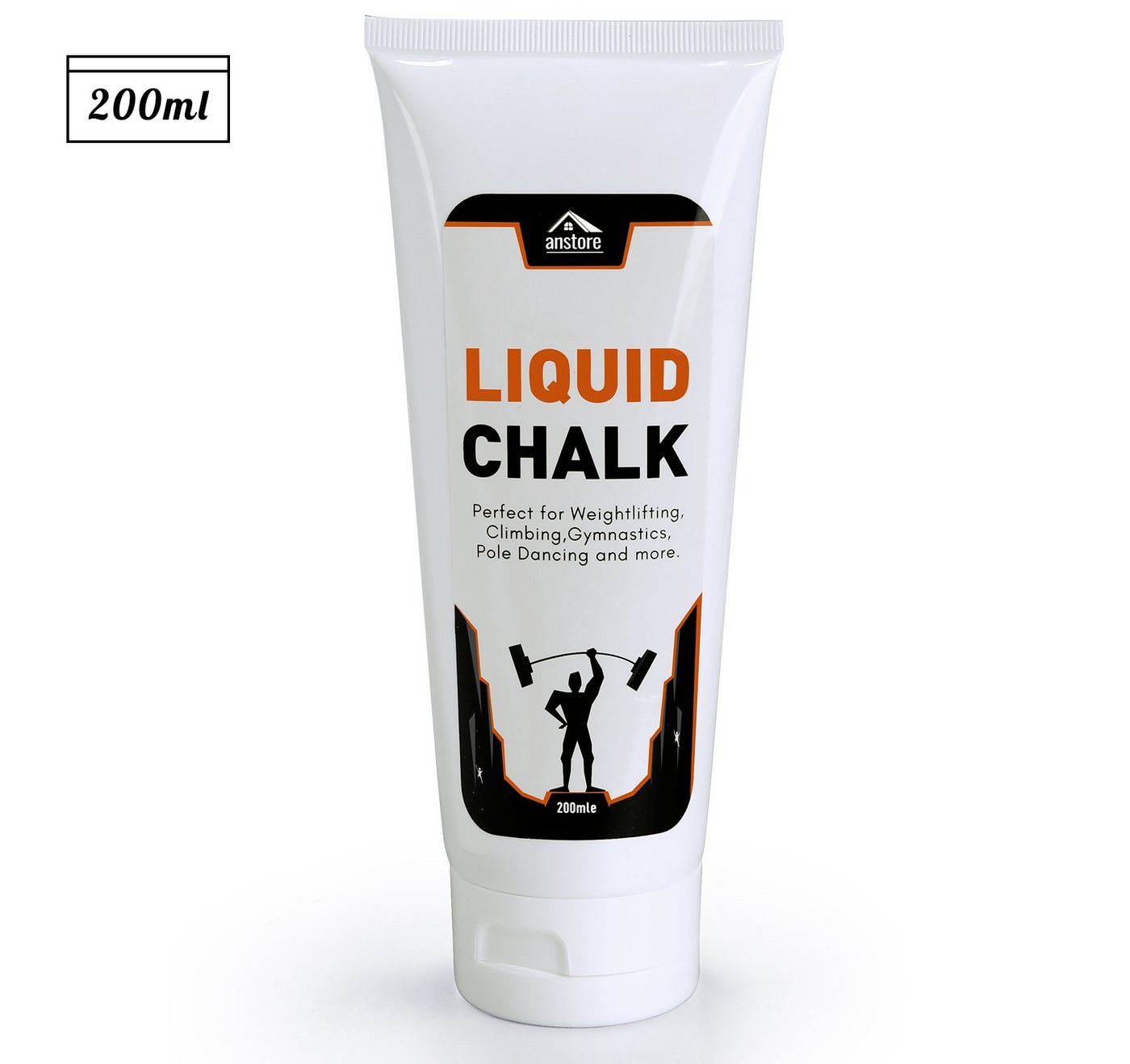 Homewit Chalkbag Liquid Chalk Flüssiges Magnesia Flüssigkreide Sportkreide (Set, 1-tlg., 200ml), für maximalen Grip beim Sport -zum Bouldern Klettern Turnen von Homewit