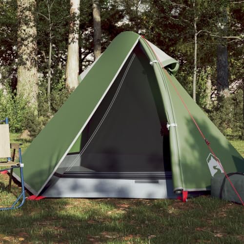 Homgoday Campingzelt, Campingzelt, 2 Personen, grün, 267 x 154 x 117 cm, Taft 185T, Campingzelt, Strandzelt, Trekkingzelt von Homgoday