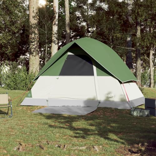 Homgoday Kuppel-Campingzelt 3 Personen Kuppelzelt Zelt Camping Zelt wasserdichte Verdunkelnd Kompakt Zelt Familienzelt für Camping Reise Trekking Garten Grün Wasserdicht von Homgoday
