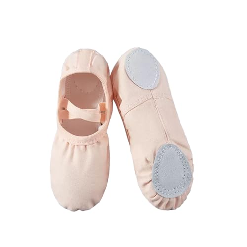 Homieco Damen Ballettschuhe Leinwand Tanzschuhe Mädchen Ballettschläppchen Geteilte Sohle(Vorschlag Bitte eine Nummer größer wählen) 38 von Homieco