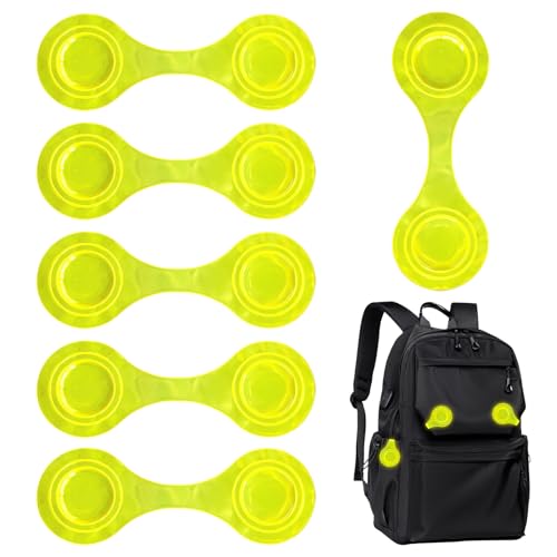 Homirty 6 Stück Magnetische Reflektoren, Reflektierende Ansteckmagnete für Maximale Sichtbarkeit, Sicherheits Reflektor für Rucksack, Jacke, Kleidung, Kinderwagen, Joggen, Fahrrad Homirty 6 Stück Magnetische Reflektoren, Reflektierende Ansteckmagnete für Maximale Sichtbarkeit, Sicherheits Reflektor für Rucksack, Jacke, Kleidung, Kinderwagen, Joggen, Fahrrad von Homirty