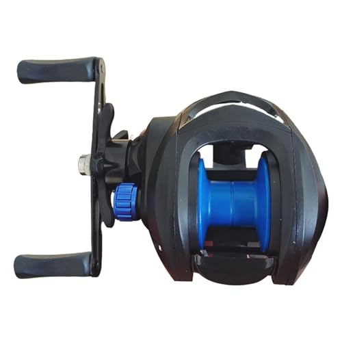 Honhoha Angelrollen, Casting-Rollen | Angelruten und Rollen Combo Aluminium Spin Reel Süßwasser Angelrollen - Kombination aus Angelruten und Rollen, Angelrolle für Barsche für große Fische, von Honhoha