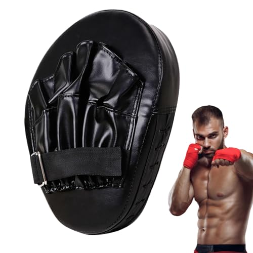 Honhoha Boxhandschuhe, Box-Zielpolster Gebogene Handziel-Boxhandschuhe-Pads | Einstellbare Schlagtraining Handpolster Fokushandschuhe für Taekwondo Karate Muay Thai von Honhoha