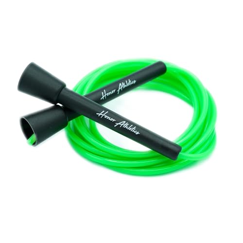 HONOR ATHLETICS Schnelles Springseil, Springseil - Ideal für Double Unders, Boxen, MMA - Verstellbar bis zu 3 Meter - Für Fitness Springseil HONOR ATHLETICS Schnelles Springseil, Springseil - Ideal für Double Unders, Boxen, MMA - Verstellbar bis zu 3 Meter - Für Fitness Springseil von Honor Athletics